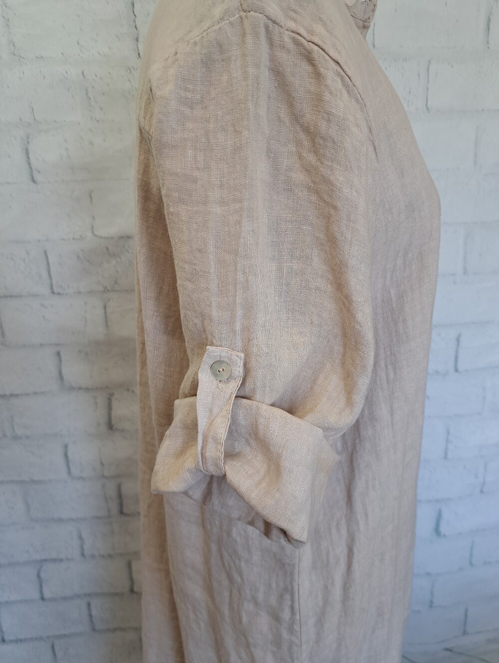 Italian Linen Dress - Picture 7 of 9